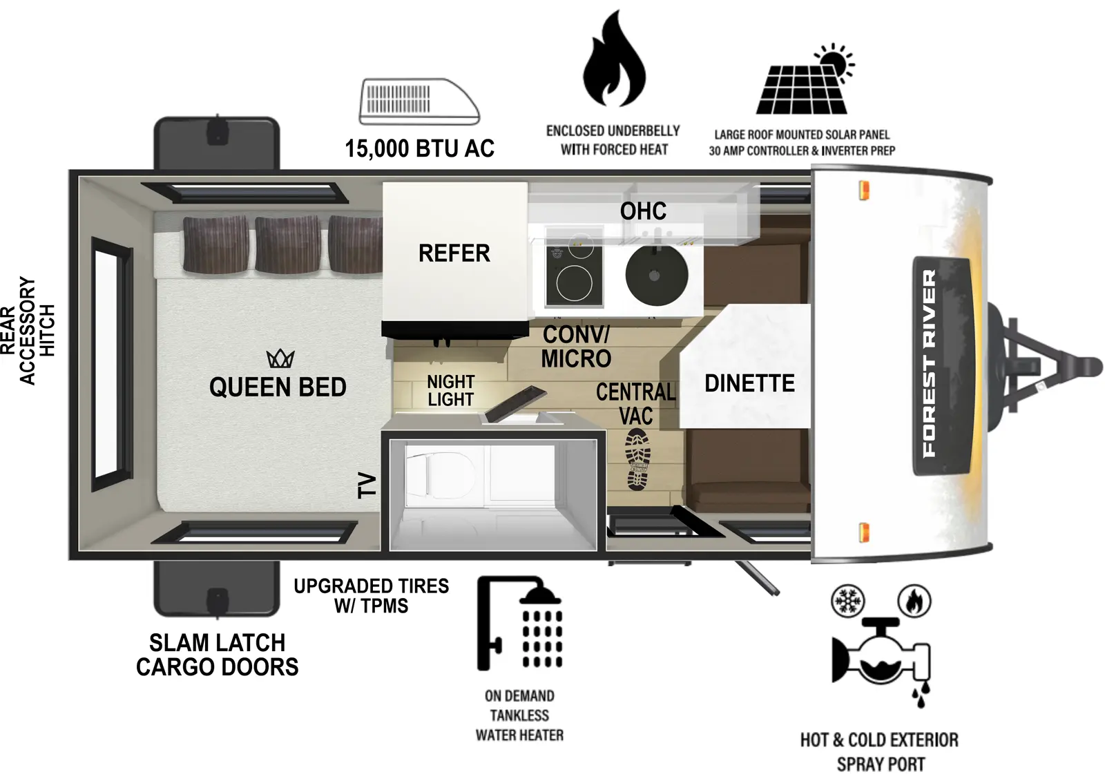 R Pod West Coast RP-171 Floorplan